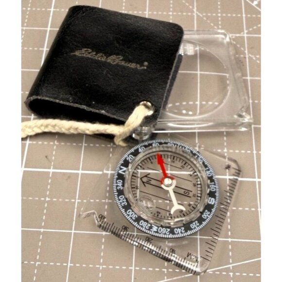 Accessories | Vintage Eddie Bauer Compass Ruler Magnifier Case Works ...